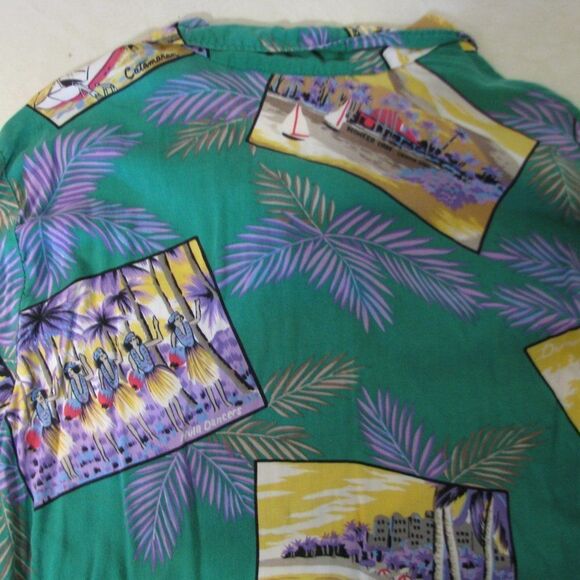 Vintage Tropical Breeze Landscapes Hawaiian Shirt - Picture 8 of 10